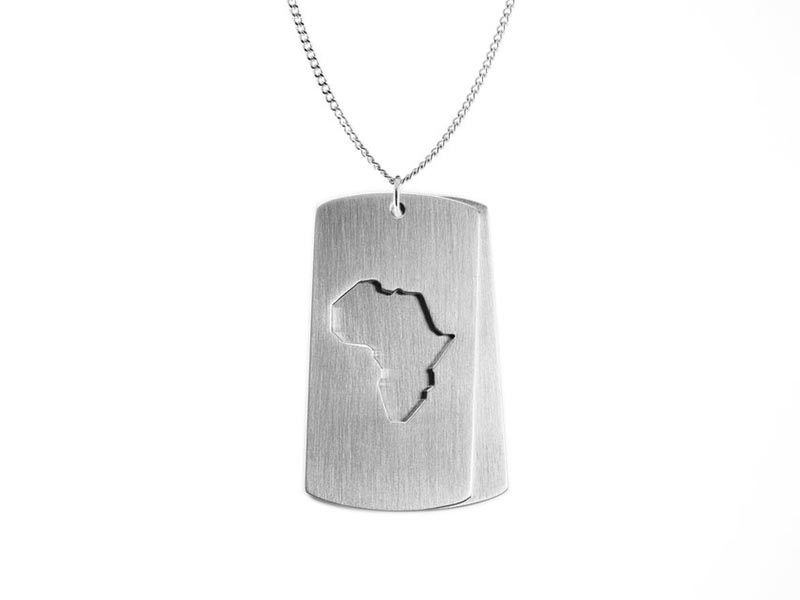 Stainless Steel Africa Dog Tags